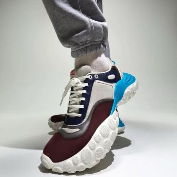 Camper Pelotas Mars Multicolored textile and nubuck sneakers Men’s 44 /10.5 - Picture 1 of 10